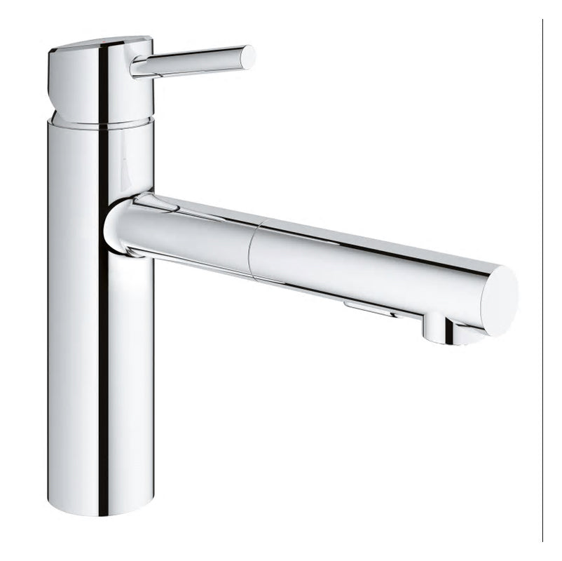 Concetto Single Handle Pull-Out Spray Kitchen Faucet Chrome