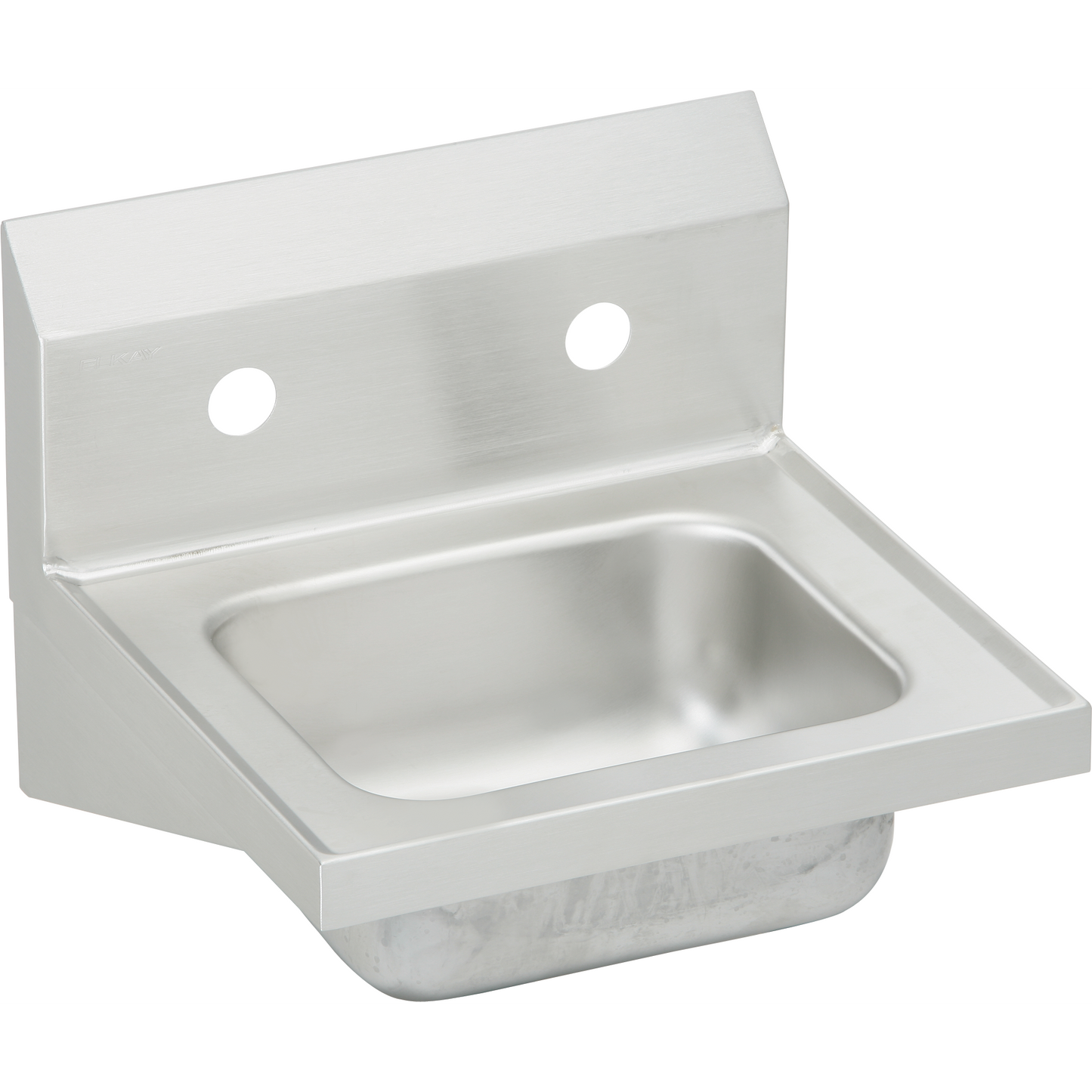 Elkay Stainless Steel 16-3/4" x 15-1/2" x 13" Single Bowl Wall Hung Handwash Sink Kit
